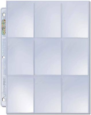 Ultra Pro Platinum Series 9-Pocket Page [One Page]

