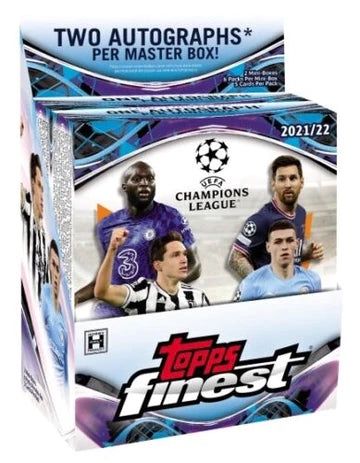 2021-22 Topps Finest UEFA Champions League Soccer Hobby Box