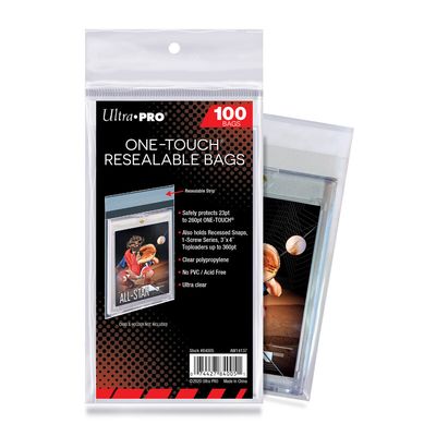 Ultra Pro Resealable One-Touch Bags

