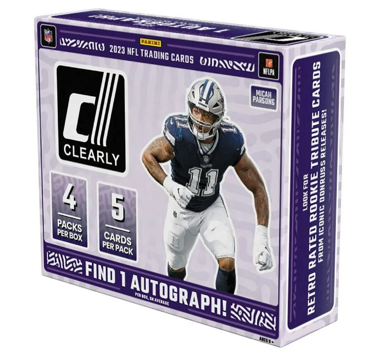 2023 Panini Donruss Clearly Football Hobby Box

