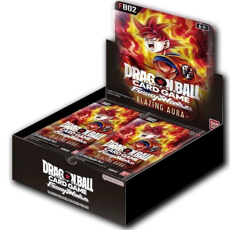 DRAGON BALL SUPER: FUSION WORLD SET 2 | BLAZING AURA Booster Box [FB02]

