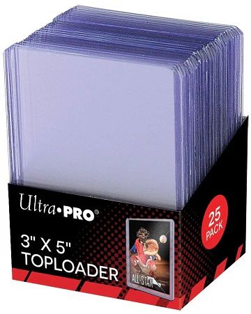 Ultra Pro 3 x 5 Toploaders 25 Pack

