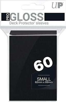 Ultra Pro Gloss Deck Protector Sleeves Black (60) Small