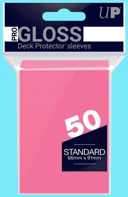 UP Pro Gloss Deck Protector Sleeves Pink (50)

