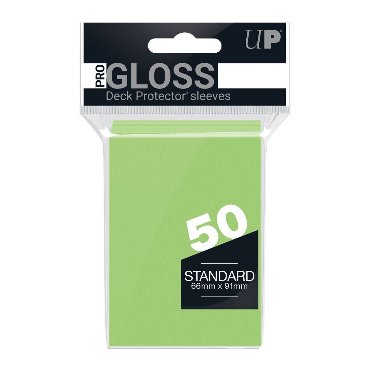 UP Pro Gloss Deck Protector Sleeves Light Green (50)

