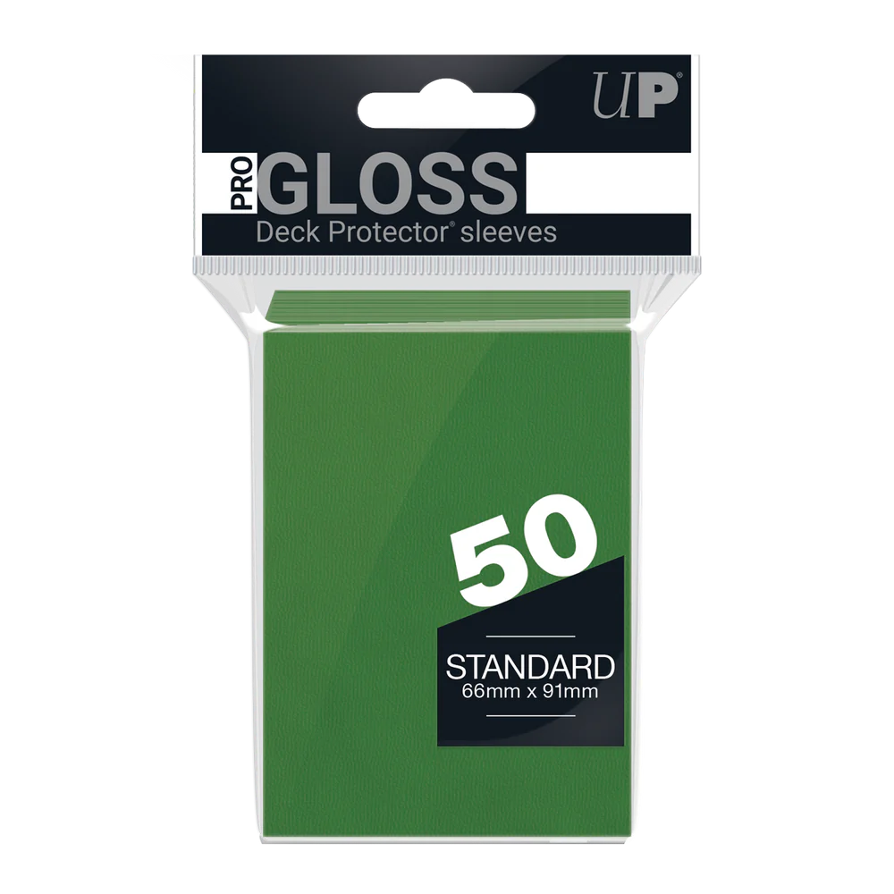 UP Pro Gloss Deck Protector Sleeves Dark Green (50)

