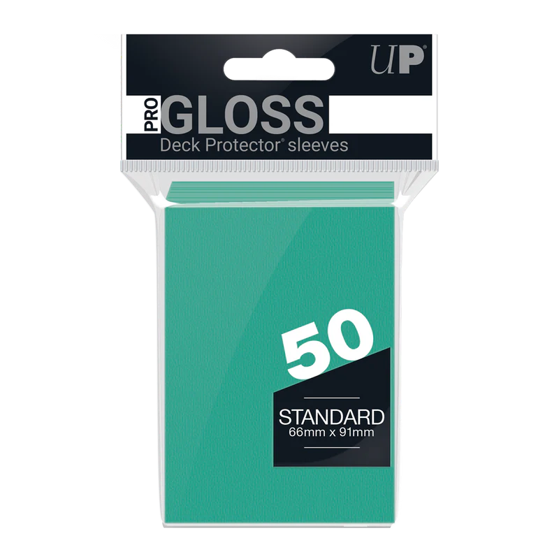 UP Pro Gloss Deck Protector Sleeves Turquoise (50)

