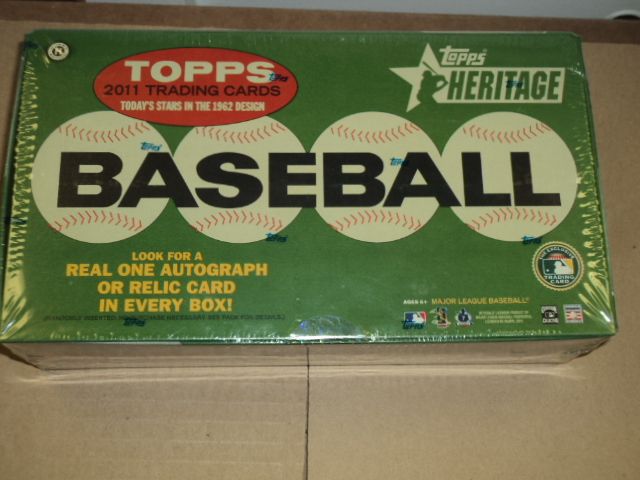 2011 Topps Heritage Baseball Hobby Box
