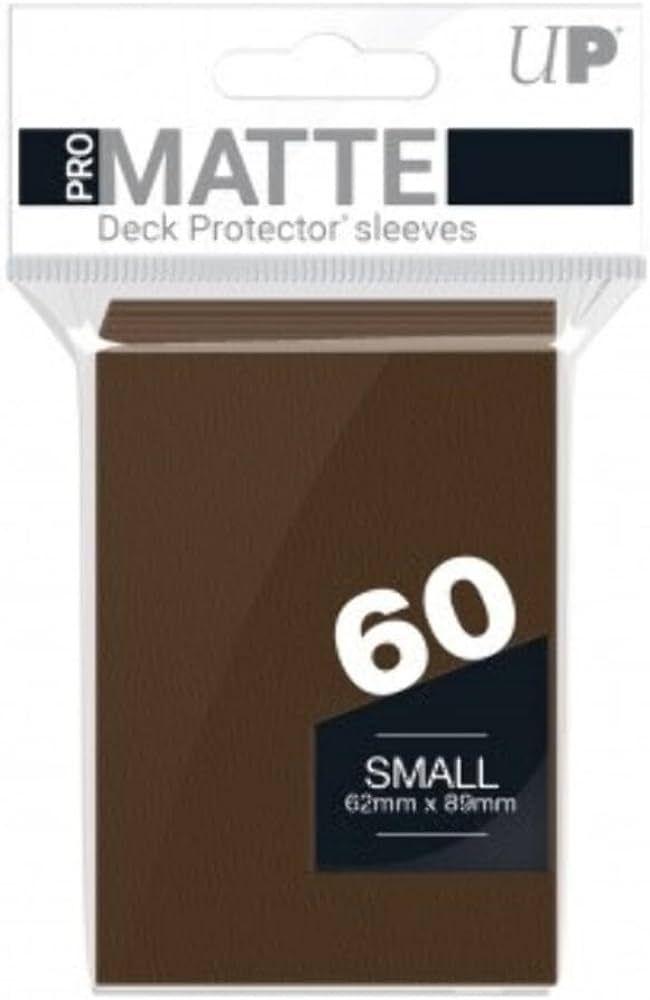 Ultra Pro Deck Protector Sleeves Solid Brown (60ct) Small


