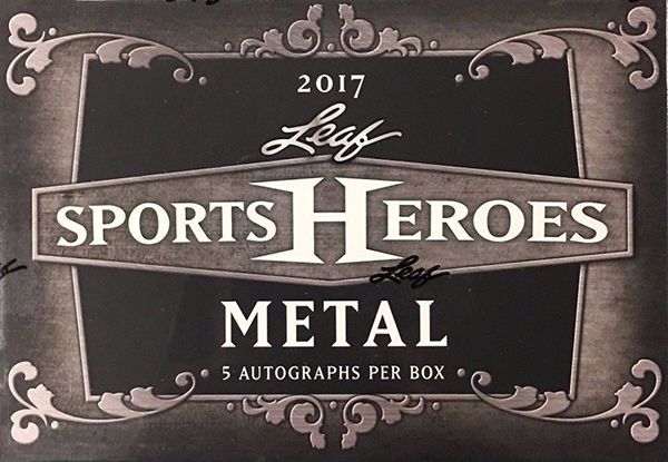 2017 Leaf Metal Sports Heroes Hobby Box

