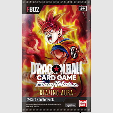 DRAGON BALL SUPER: FUSION WORLD SET 2 | BLAZING AURA Booster Pack [FB02]

