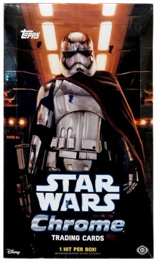 Star Wars Topps Chrome The Force Awakens Hobby Pack

