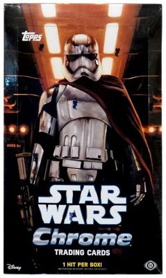 Star Wars Topps Chrome The Force Awakens Hobby Pack

