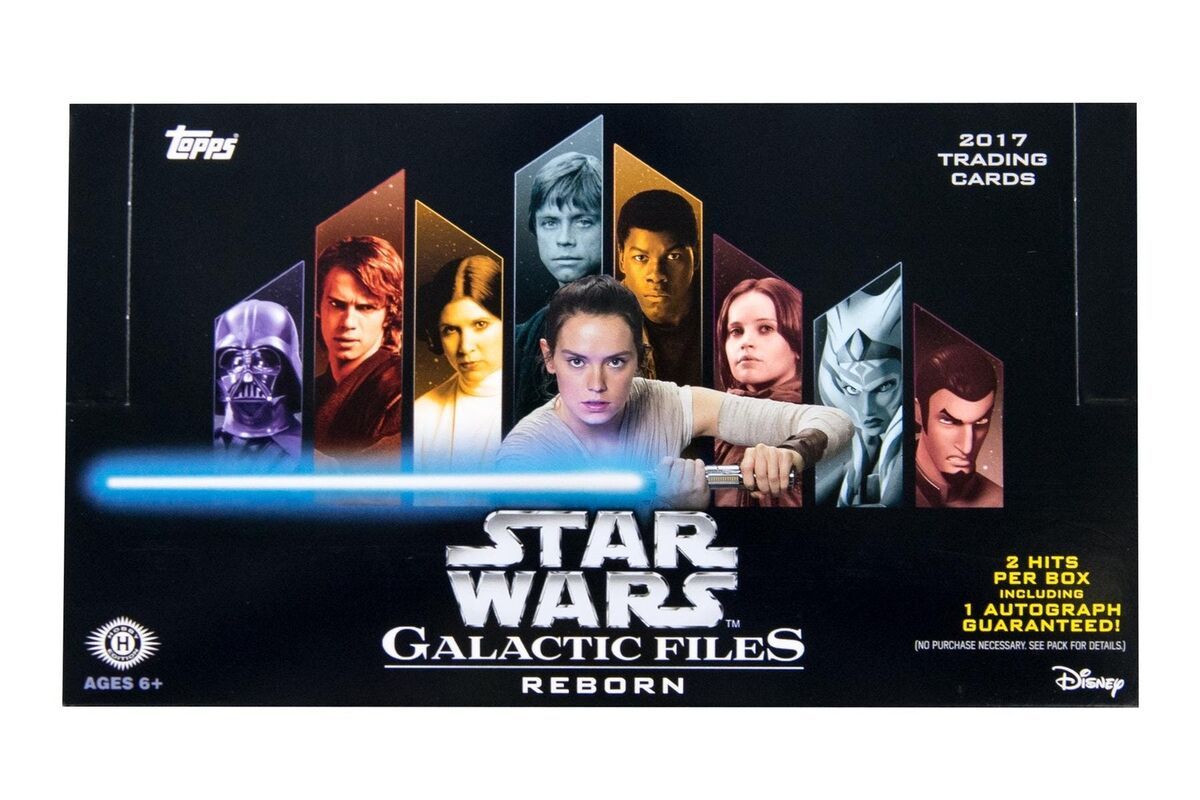 Topps Star Wars Galactic Files Reborn Trading Cards Hobby Box 2017

