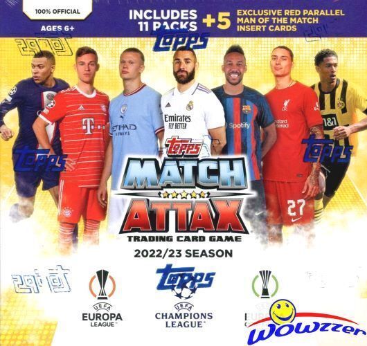 2022-23 Topps Match Attax UEFA Soccer Hobby Box

