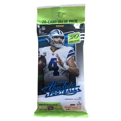 2020 Panini Absolute Football Fat Cello Pack

