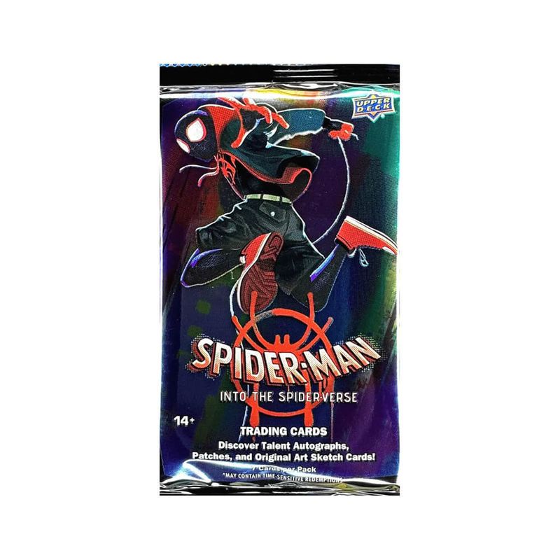 Marvel Studios: Upper Deck Spider-Man Into The Spiderverse Hobby Pack

