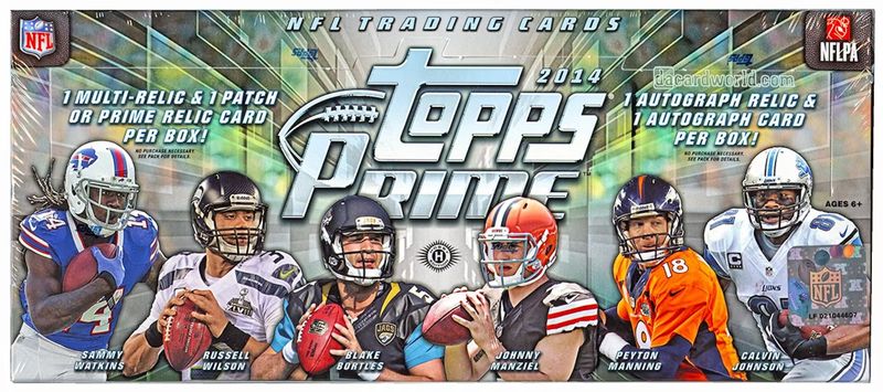 2014 Topps Prime Football Hobby Box

