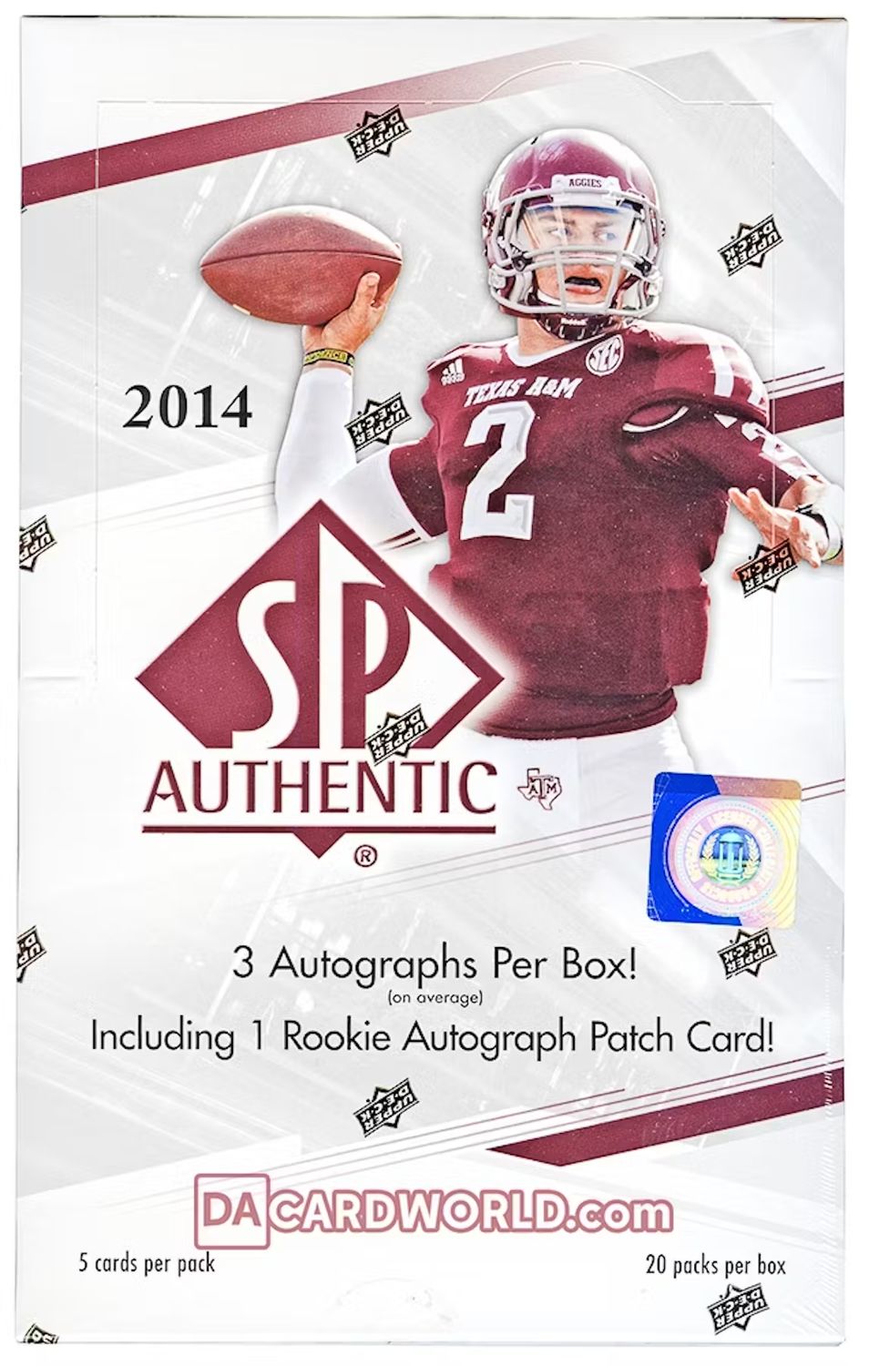 2014 Upper Deck SP Authentic Football Hobby Pack

