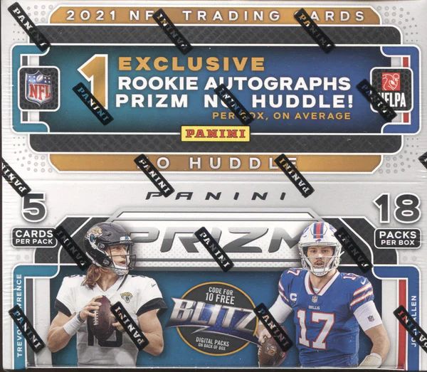 2021 Panini No Huddle NFL Football Hobby Box

