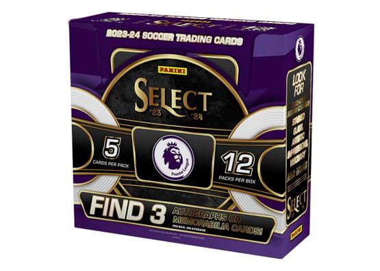 2023-24 Panini Select Premier League Soccer Hobby Box

