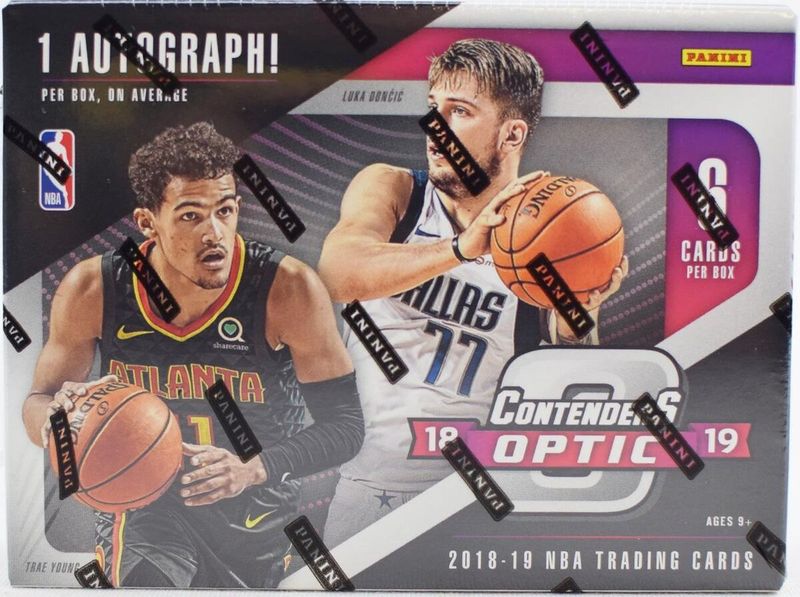 2018-19 Panini Basketball Contenders Optic Hobby Box

