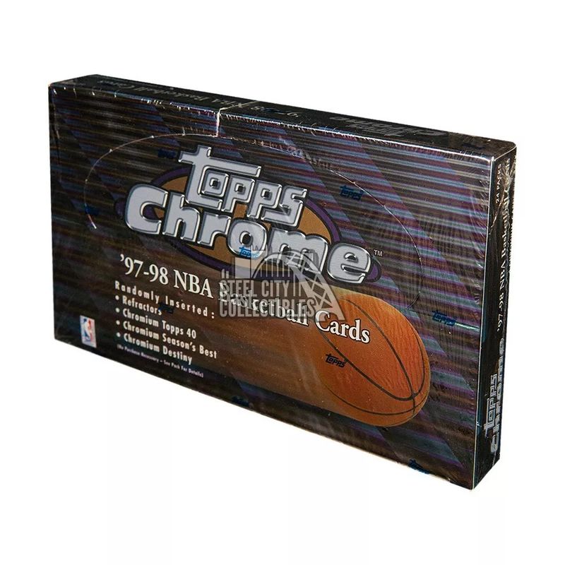 1997-98 Topps Chrome Basketball Hobby Box

