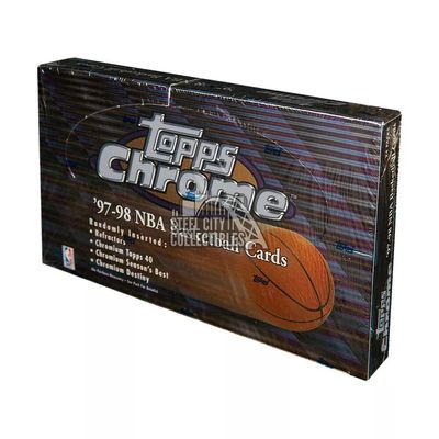 1997-98 Topps Chrome Basketball Hobby Box

