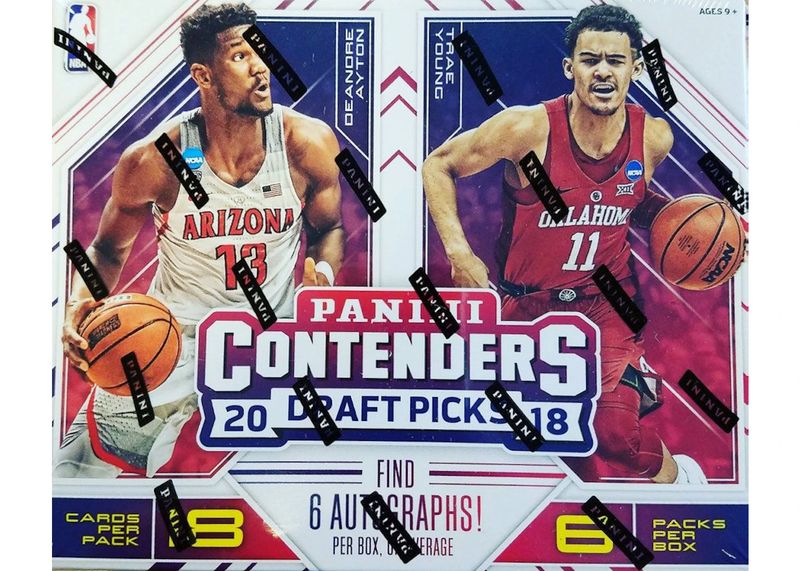 2018-19 Panini Contenders Draft Picks Basketball Hobby Box

