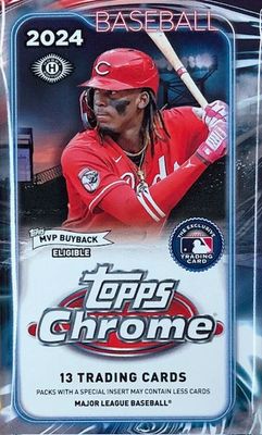 2024 Topps Chrome Baseball Jumbo Hobby Pack

