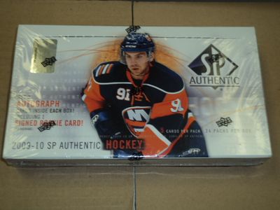 2009-10 SP Authentic Hockey Hobby Box