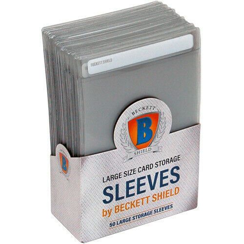 Beckett Shield | Semi-Rigid Large Storage Sleeves - 50 Ct.

