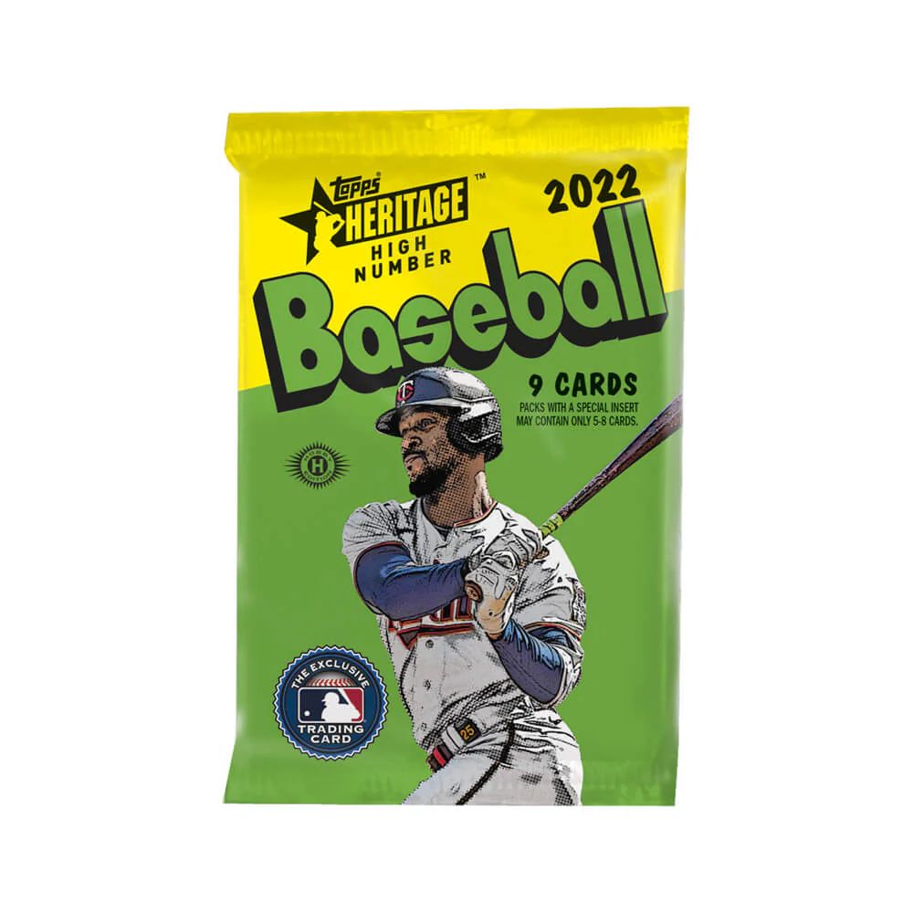2022 Topps Heritage High Number Baseball Hobby Pack

