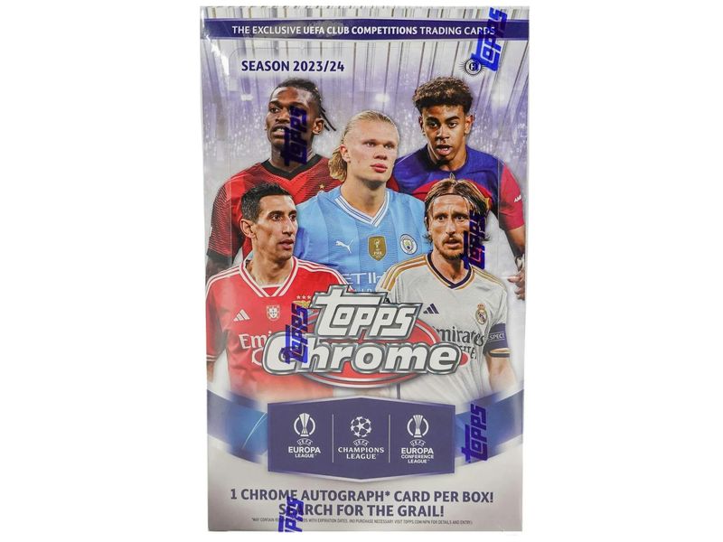 2024 Topps Chrome UEFA Club Competitions Hobby Pack

