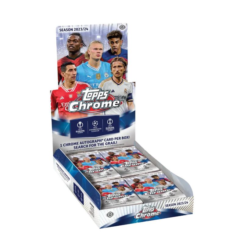 2024 Topps Chrome UEFA Club Competitions Hobby Box

