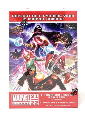 2021-22 Upper Deck Marvel Annual Trading Cards Blaster Box