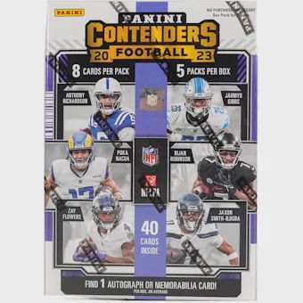 2023 Panini Contenders Football 5-Pack Blaster Box