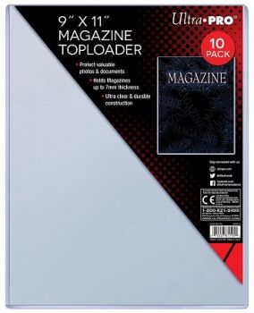 Ultra Pro 9 x 11 Program Toploader [10 Pack]