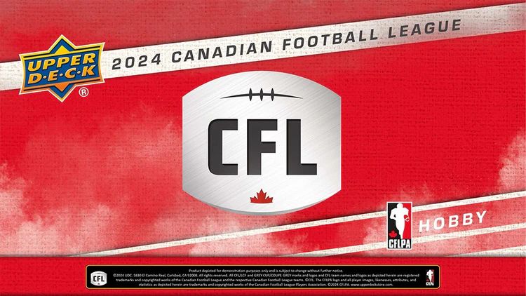 2024 Upper Deck CFL Football Hobby Box

