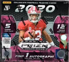 2020 Panini Prizm Collegiate Draft Picks Football Hobby Box
