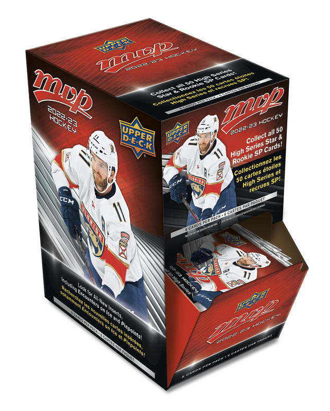 2022-23 Upper Deck MVP Hockey Gravity Feed Retail Box