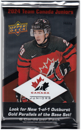 2024 Upper Deck Team Canada Juniors Hockey Hobby Pack
