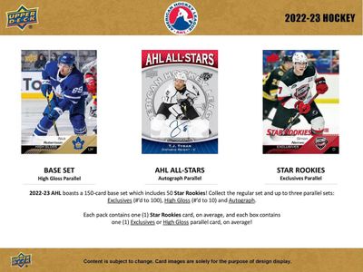 2022-23 Upper Deck AHL Hockey Hobby Box