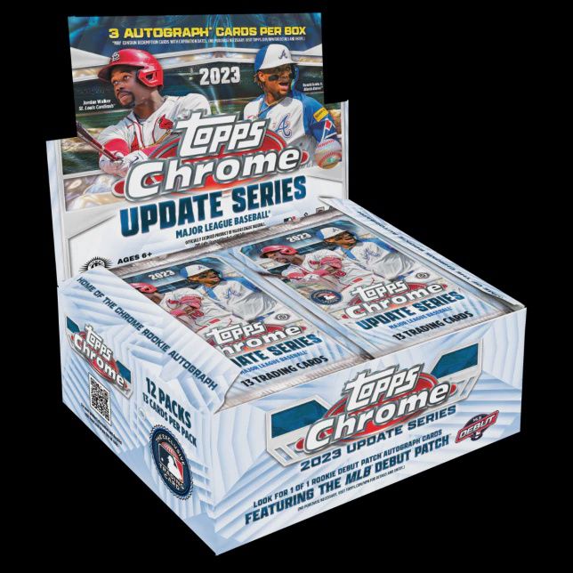 2023 Topps Chrome Update Series Baseball Hobby Jumbo Box