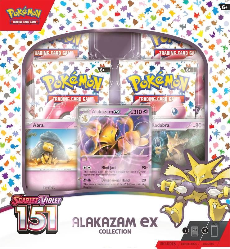 Pokemon Scarlet and Violet [SV3.5] 151 Alakazam EX Collection