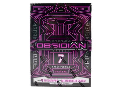 2024 Panini Obsidian Soccer Hobby Box
