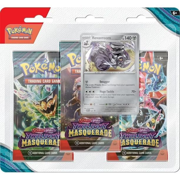 Pokemon Scarlet and Violet [SV6] TWILIGHT MASQUERADE 3-PACK BLISTER