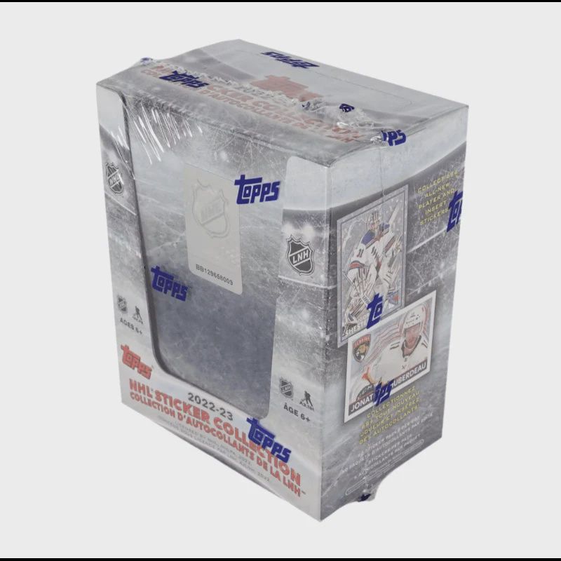 2022-23 Topps NHL Hockey Sticker Collection Box