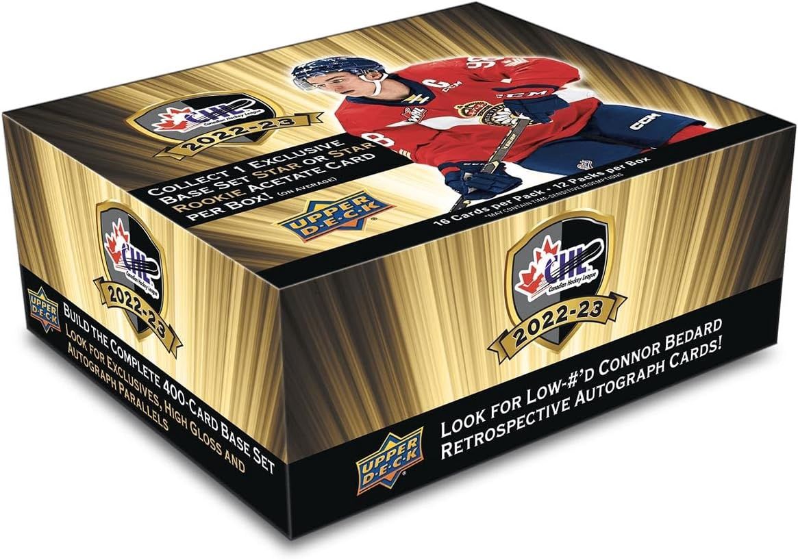 2022-23 Upper Deck CHL Hockey Hobby Box