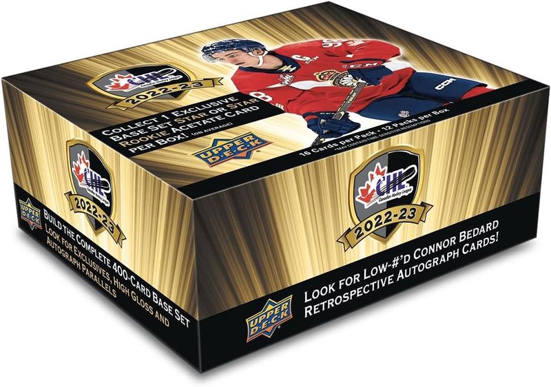2022-23 Upper Deck CHL Hockey Hobby Box